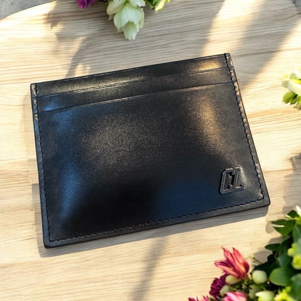 NWT Christian Louboutin Leather Card Holder